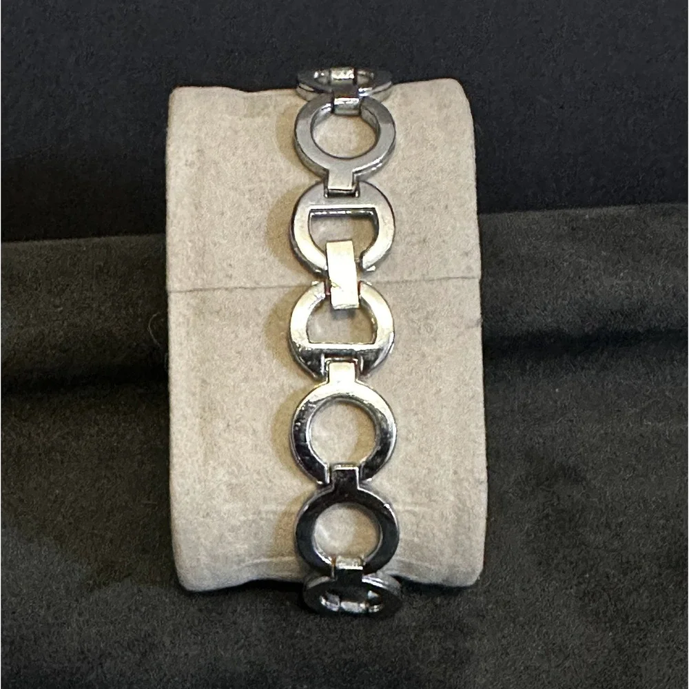 Marco Max Quartz Watch Women 7 Silver Black Rhinestone Analog Dressy‎